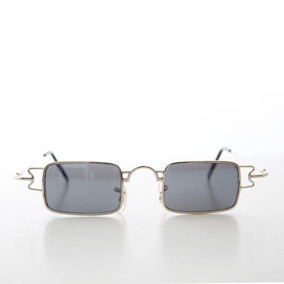 Decorative Square Spectacle Vintage Sunglasses - … - image 3