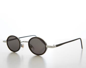 Tiny Oval Indie Futuristic Sunglasses  - Weldon