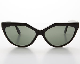 Vintage geometrische cat eye-zonnebril - Patsy