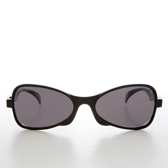 Futuristic Angular Black Sunglasses -fink - Etsy display picture 3