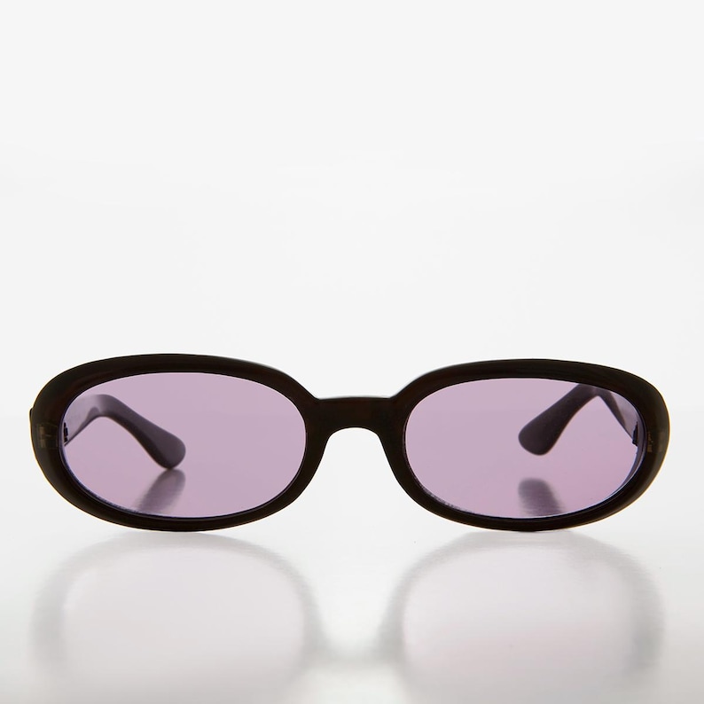 Small Oval Lens Vintage 90s Sunglasses