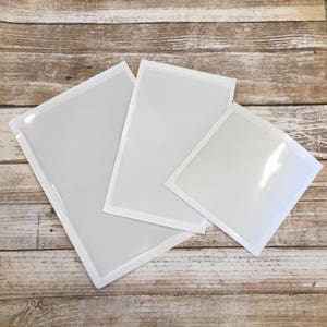 Tasche adesive in vinile / Tasche per planner / Quaderno da viaggio / Tasca TN / Tasca per planner ad anelli / Accessori per planner