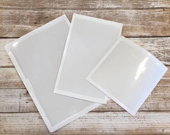 Vinyl Adhesive Sticky Pocket Pouches |Planner Pockets |Traveler's Notebook| TN Pocket | Ringbound Planner Pocket| Planner Accessories