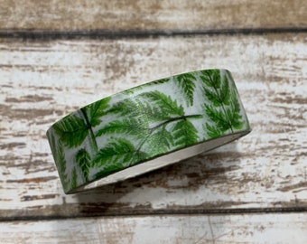 Rollo de cinta Washi / Fern Plant Washi Tape / Washi Tape / Washi / Washi Tape / Planner Tape/ Planner Accessories/ Planner Stickers