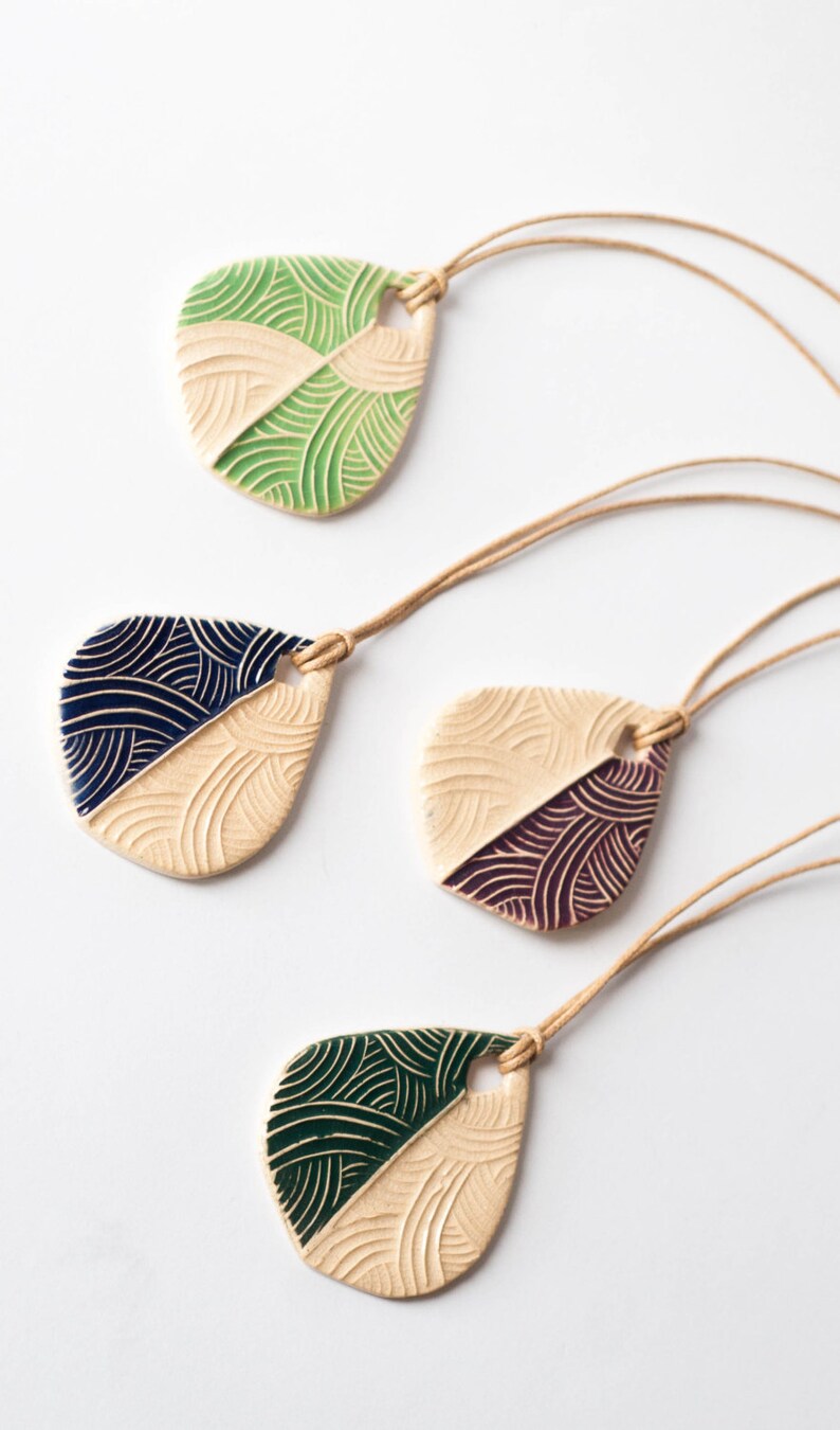 STATEMENT ceramic NECKLACE Ceramic jewellery Ceramic Etsy