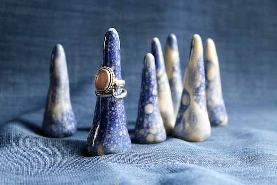 Blue bubble ceramic