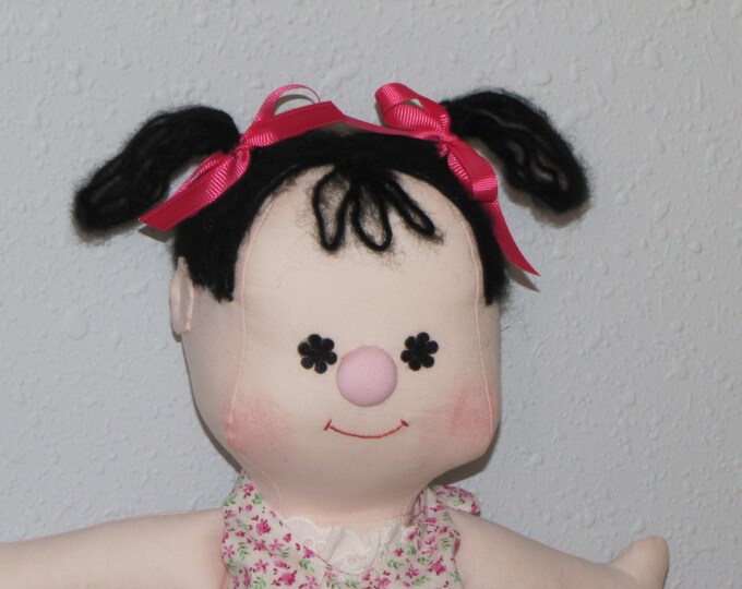 Cute Cloth Doll Yarn Hair Soft and Hugable for Play Named Etsy