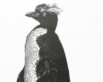 Tall and Majestic Emperor Penguin Cotton Tea Towel