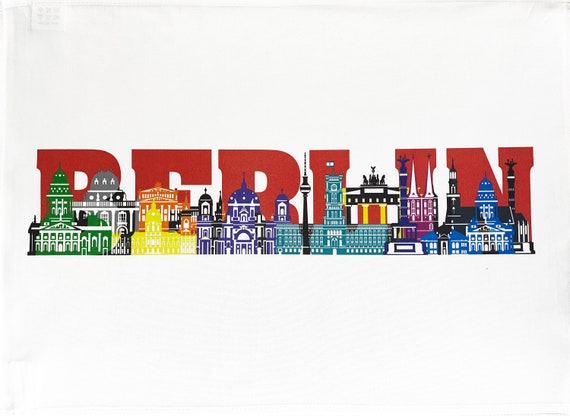 Berlin Large Cotton Tea Towel