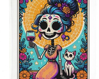 Sydney Australia Cotton Tea Towel, White, 47 x 65 cm, Vintage Travel Poster Style, Rectangular