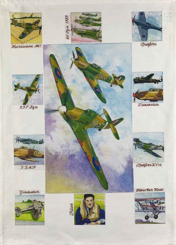 The Spitfire Large Cotton Tea Towel
