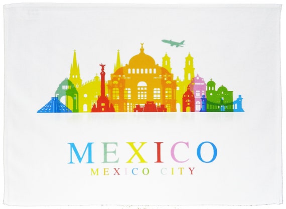 Mexico - Large Cotton Tea Towel