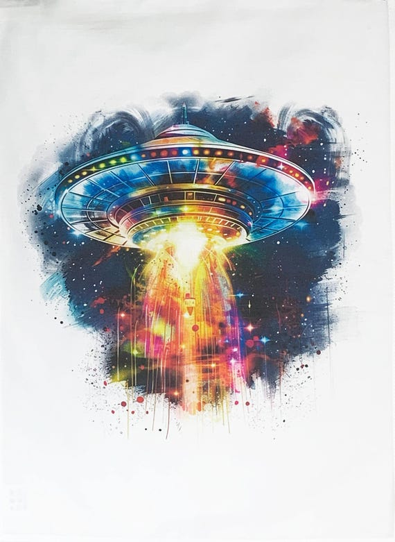 The UFO Large Cotton Tea Towel