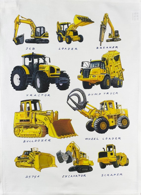 Men at Work  - The Machines Large Cotton Tea Towel