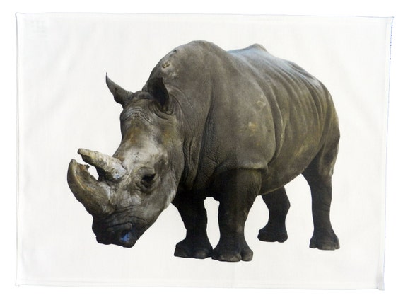 The Rhinoceros Large Cotton Tea Towel