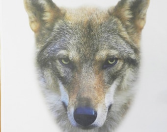 Wolf Head Cotton Tea Towel