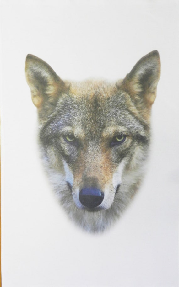 Wolf Head Cotton Tea Towel