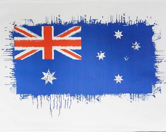 The Australian Flag - Large Cotton Tea Towel