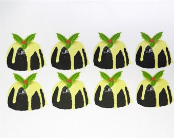 Christmas Puddings Large Christmas Tea Towel
