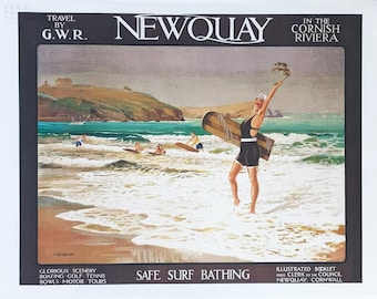 Newquay Large Cotton Tea Towel