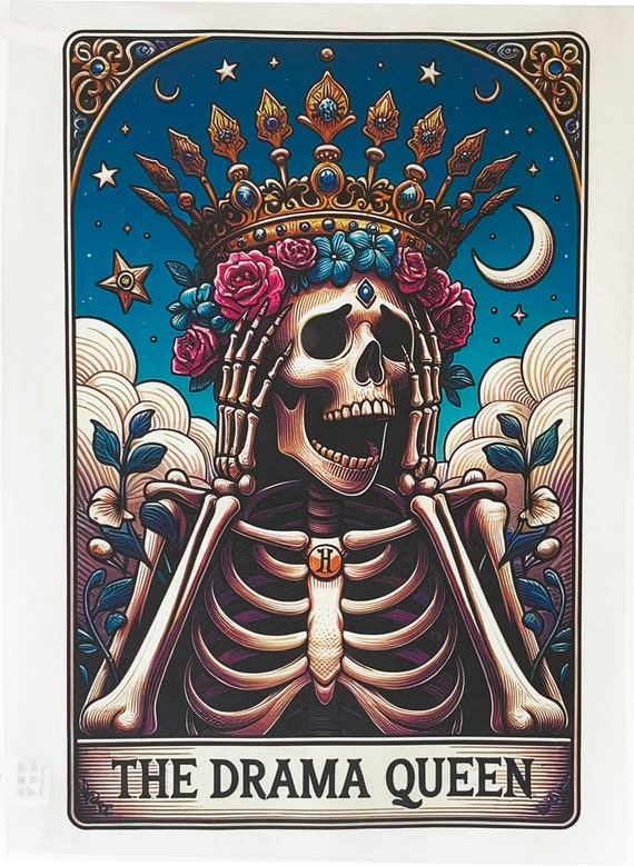 Drama Queen Large Cotton Tea Towel