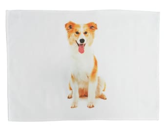 Collie Dog - Large Cotton Tea Towel