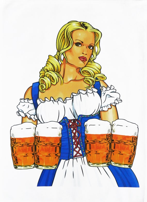 Serving Wench - Large Cotton Tea Towel