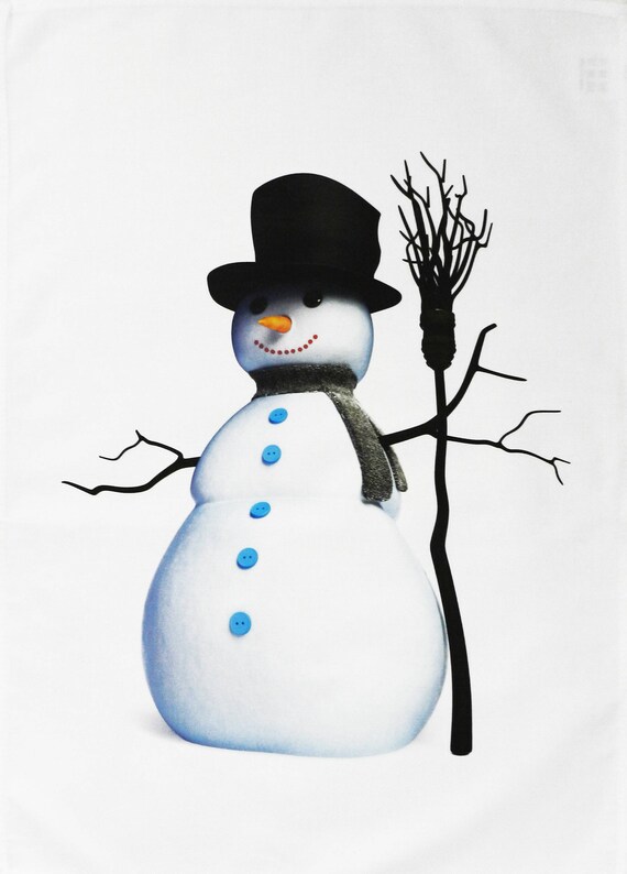 The Snowman - Large Christmas Tea Towel
