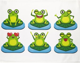 It’s a Frogs Life Large Cotton Tea Towel