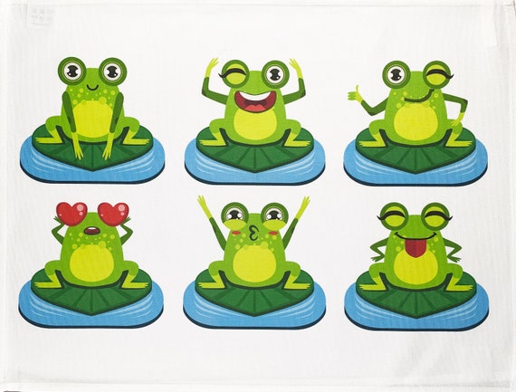 It’s a Frogs Life Large Cotton Tea Towel