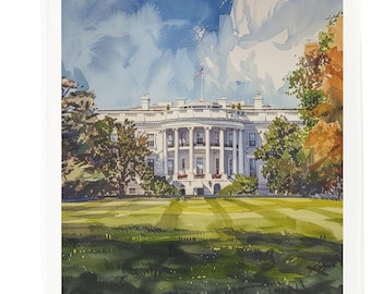 Washington USA Large Cotton Tea Towel