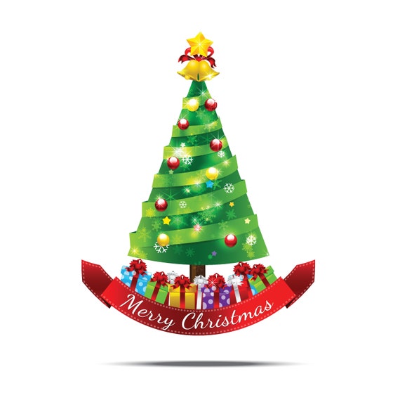 Merry Christmas - Large Christmas Tea Towel