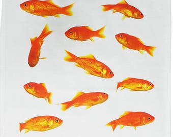 The Collection of Goldfish - Large Cotton Tea Towel