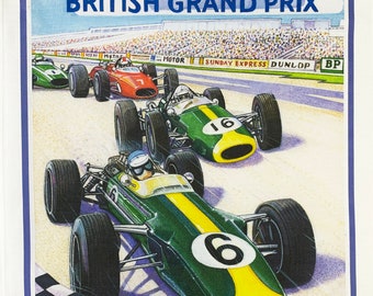Silverstone Retro Style Large Cotton Tea Towel