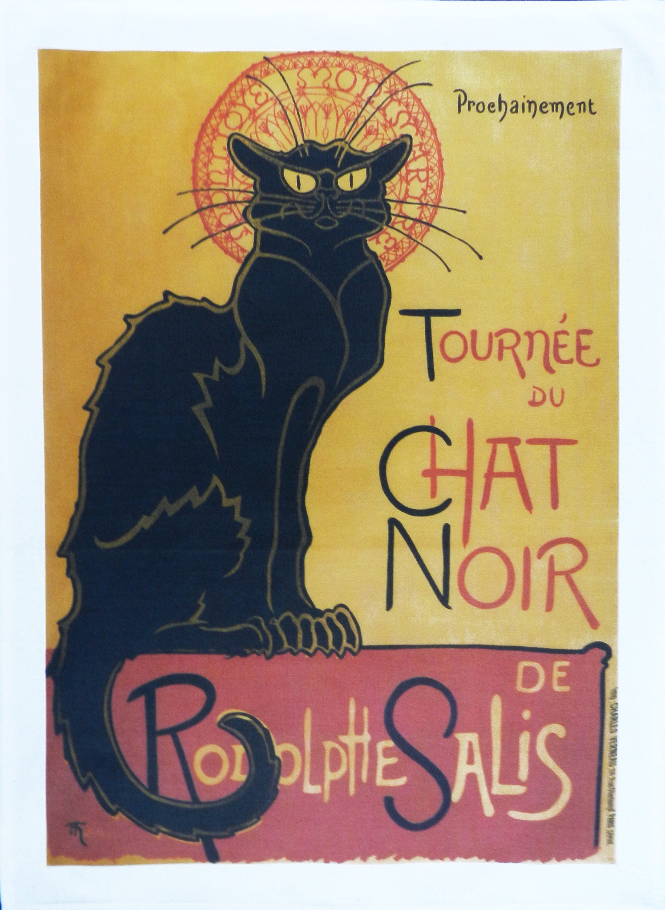 Tournee du Chat Noir - Retro Style Advertising Poster ...