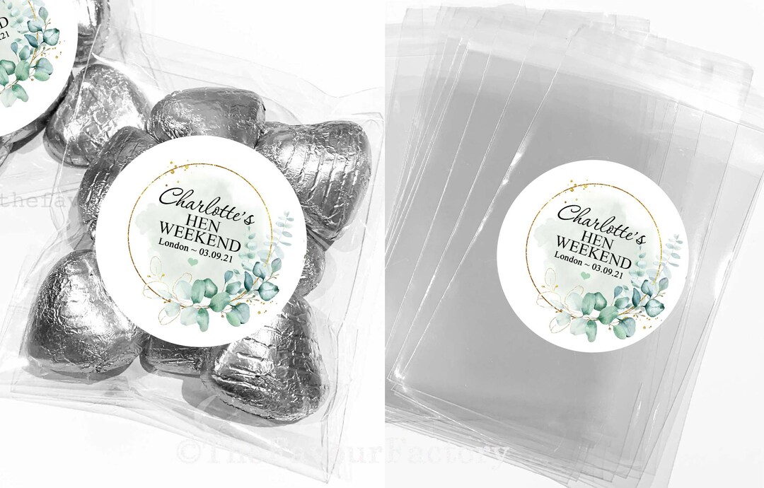 Personalised Hen Party Sweet Bags Favours DIY Kits Cheap Party Bag