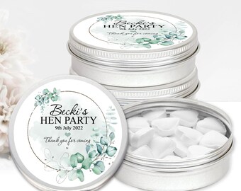 thumbnail image 2 of Personalised Leopard Print Love Heart Sweets – Hen Night Party Favours (UK Made) 2 of 6