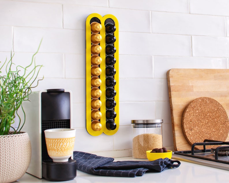 Coffee Pod Holder Red Fridge Nespresso Original 20 Etsy Israel