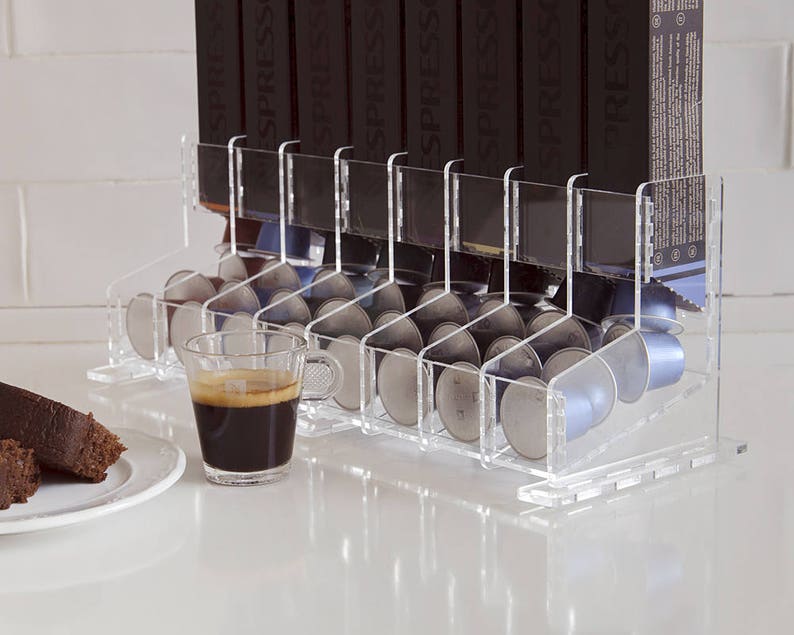 Clear Nespresso Original Capsules Holder 80 Coffee Pod Etsy UK