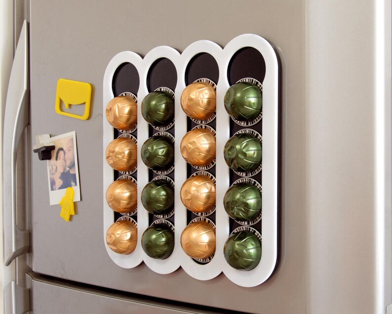 White Nespresso Vertuoline Coffee Pod Holder Flat 16 Vertuo Etsy Israel