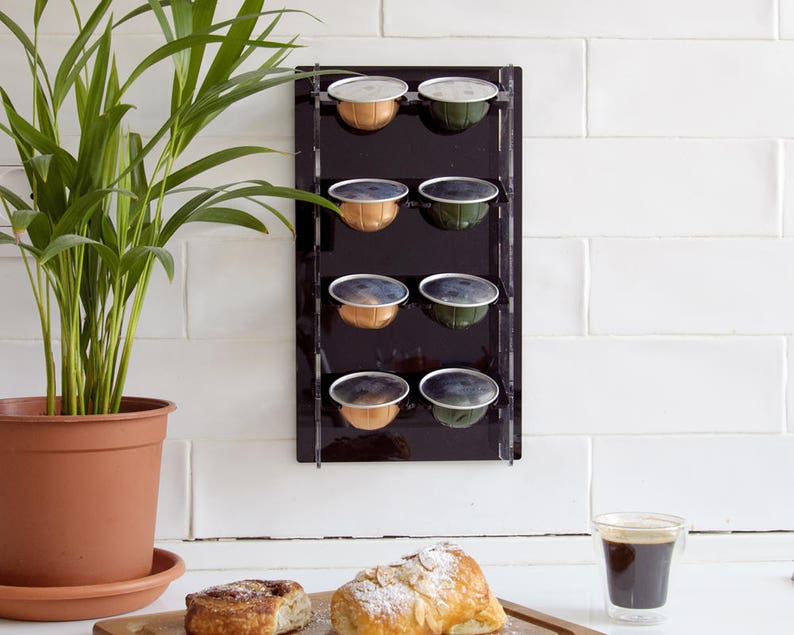 Black Nespresso Vertuoline Coffee Pod Holder Small Vertuo Etsy