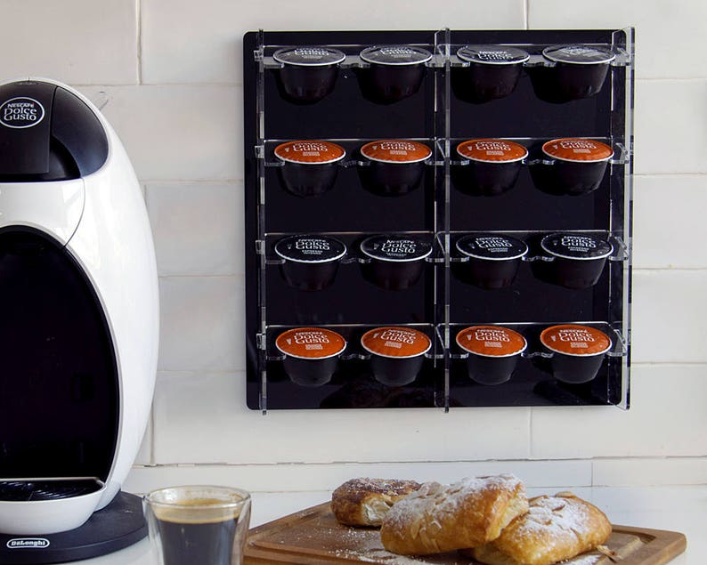 Black Dolce Gusto Coffee Pod Holder Large Flat NESCAFE Etsy