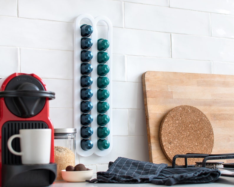 Coffee Pod Holder Clear Fridge Nespresso Original 20 Etsy