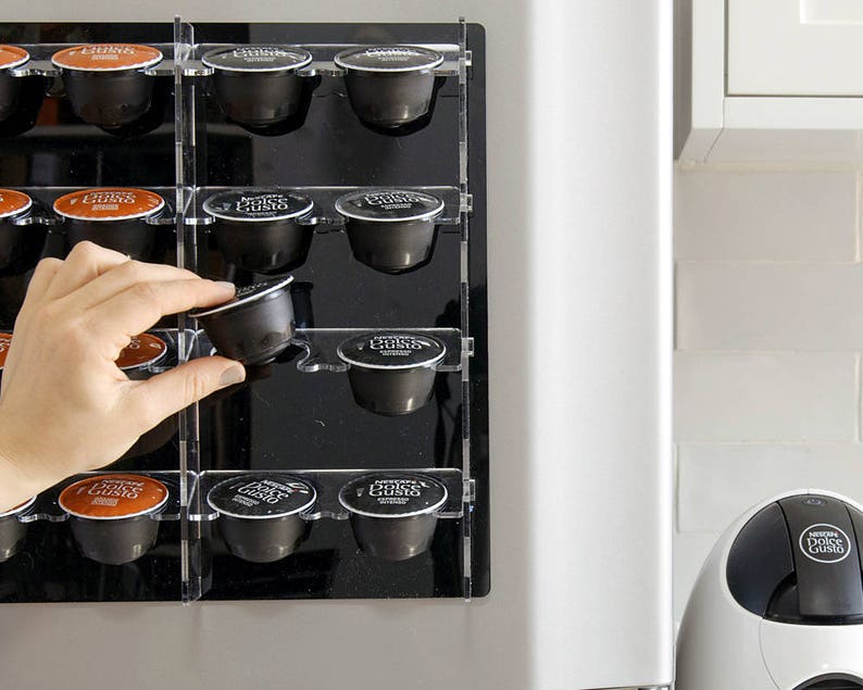 Black Dolce Gusto Coffee Pod Holder Large Flat NESCAFE Etsy