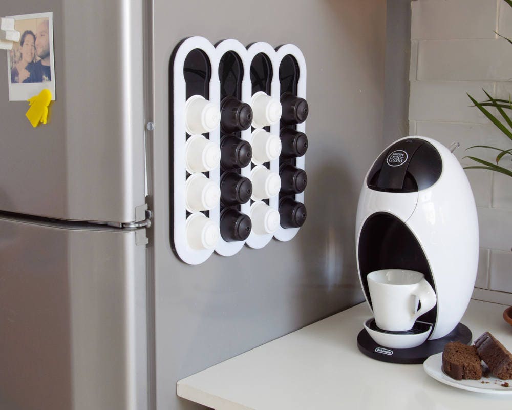 White Dolce Gusto Coffee Pod Holder 16 NESCAFE Capsule Etsy Israel