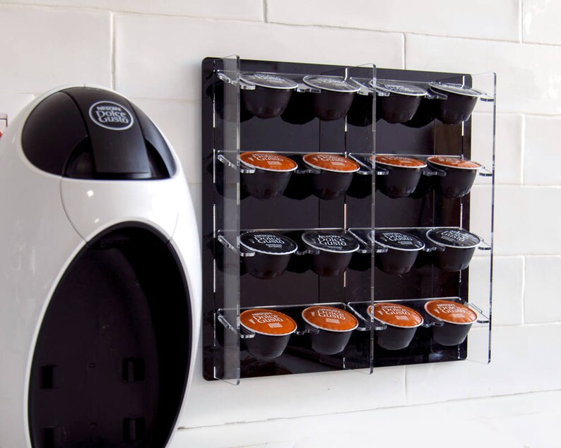 Black Dolce Gusto Coffee Pod Holder Large Flat NESCAFE Etsy