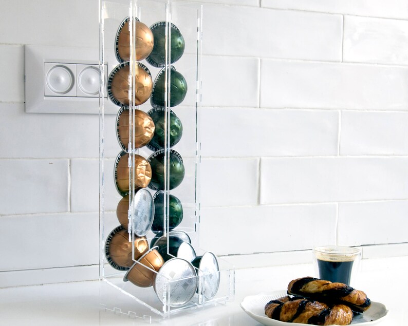 Clear Nespresso Vertuoline Coffee Pod Holder Small Vertuo Etsy