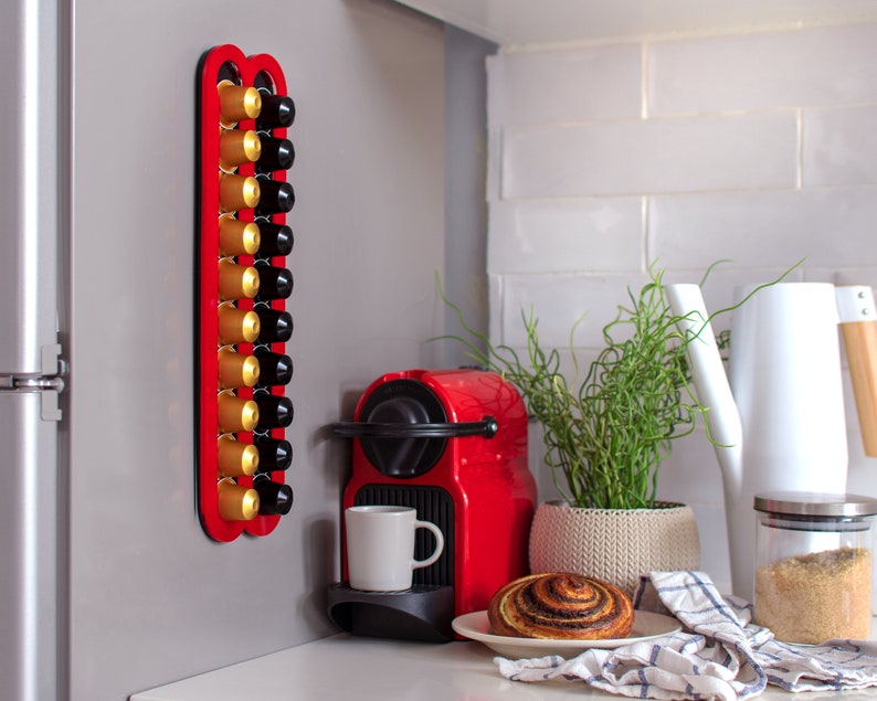 Coffee Pod Holder Black Fridge Nespresso Original 20 Etsy