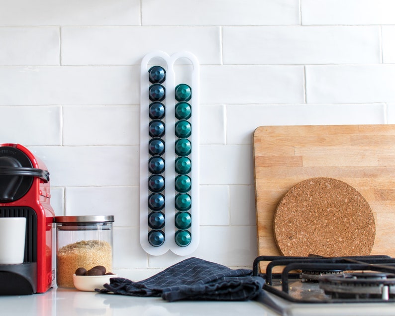 Coffee Pod Holder Clear Fridge Nespresso Original 20 Etsy