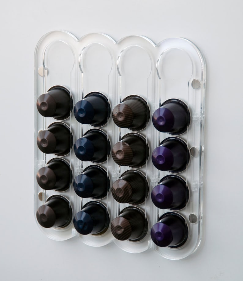 Clear Nespresso Original Capsules Holder 20 Coffee Pod Etsy